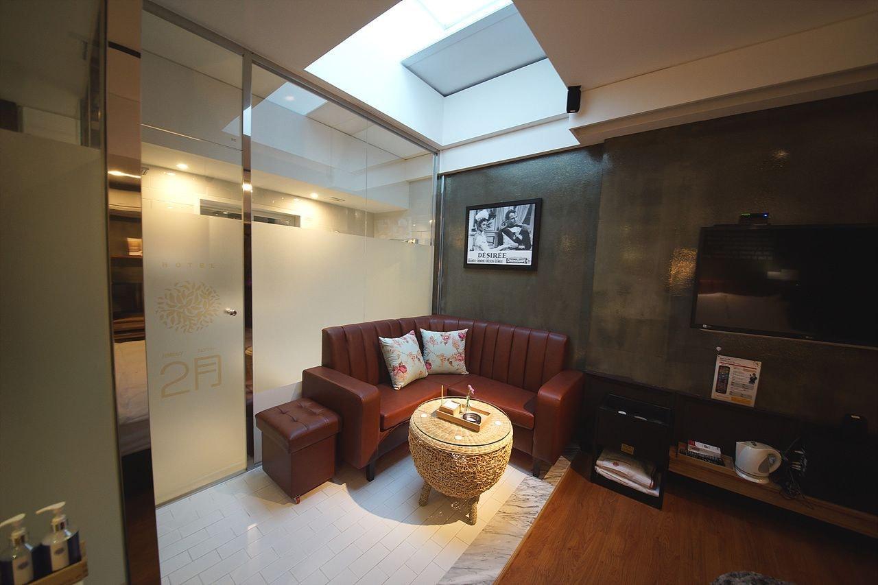 February Hotel Apsan Daegu Bagian luar foto